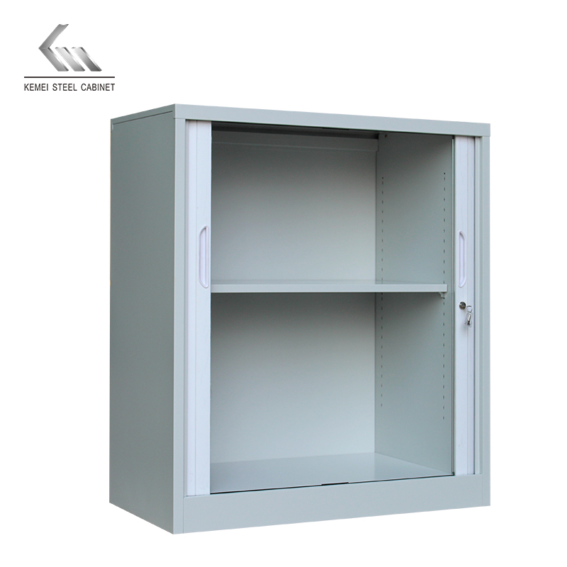 Metal Tambour Door Office Storage Cabinet