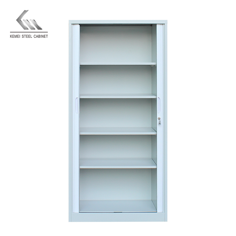 Office Cabinet Tambour Door Roller Storage File Cupboard