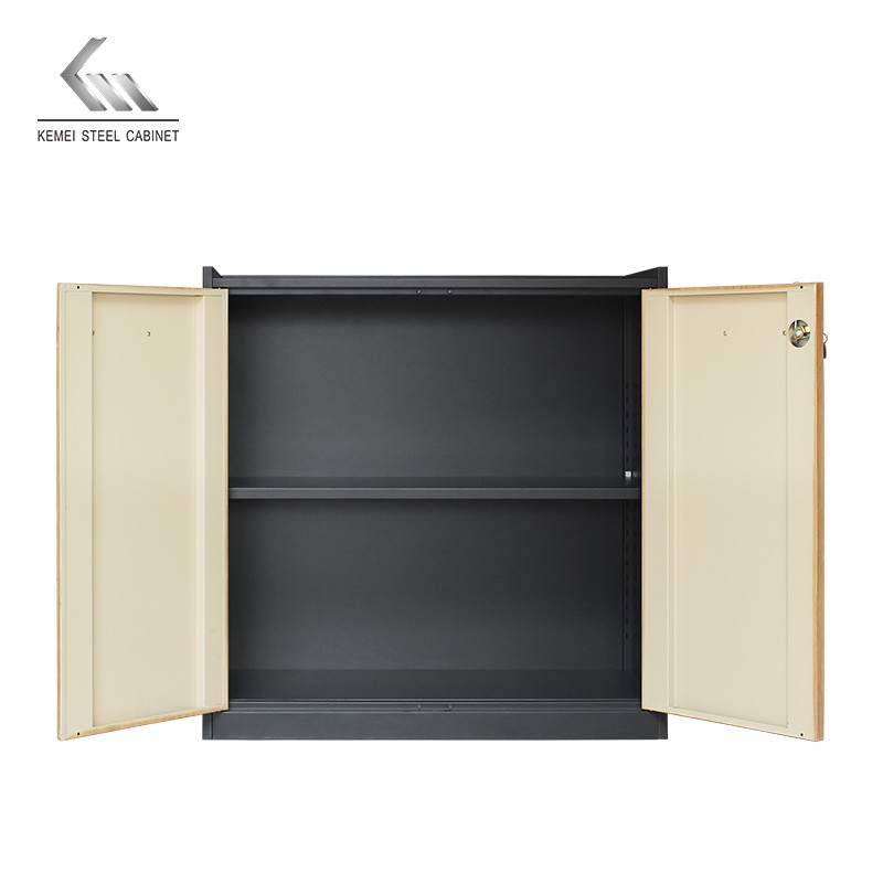 Factory Metal Short Storage Cabinet 2 Door Office Filing Cabinet