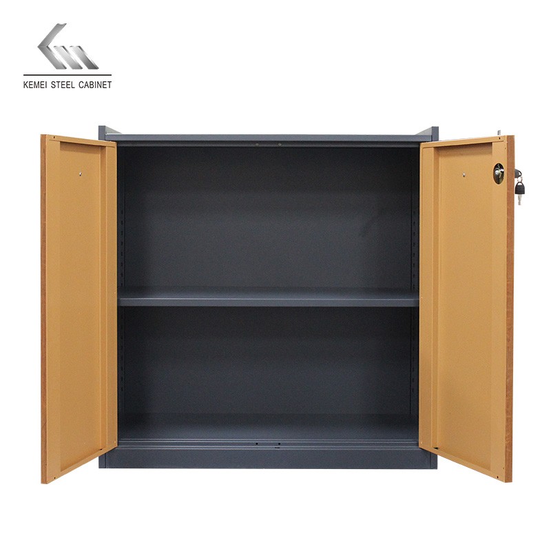 Factory Metal Short Storage Cabinet 2 Door Office Filing Cabinet