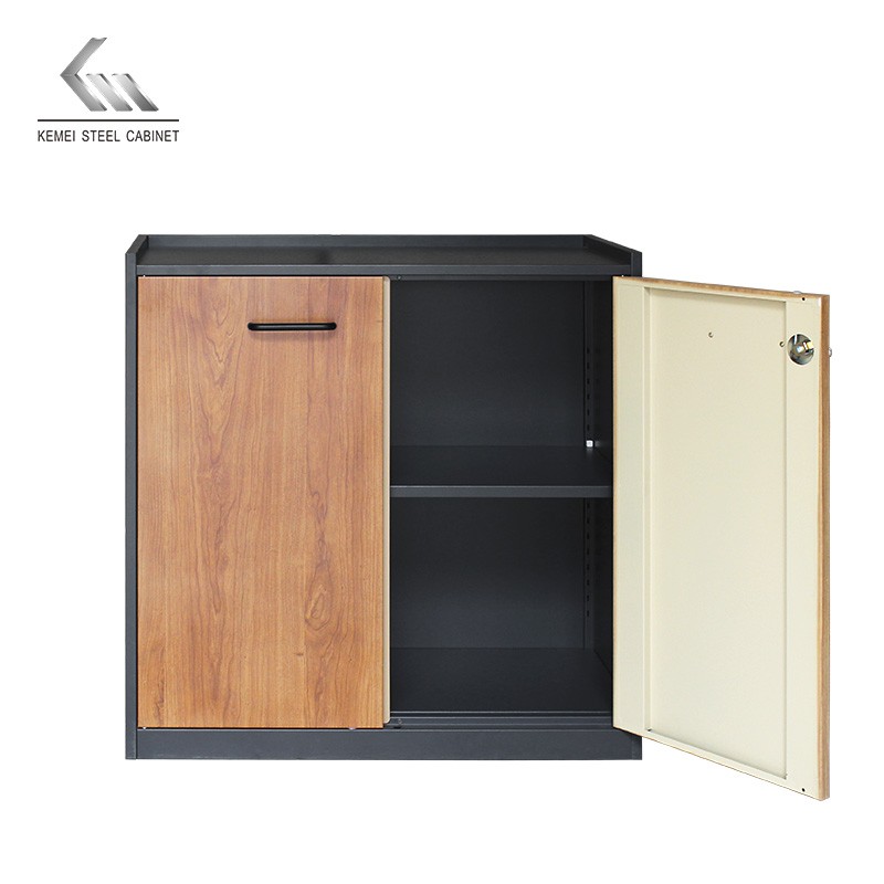 Factory Metal Short Storage Cabinet 2 Door Office Filing Cabinet