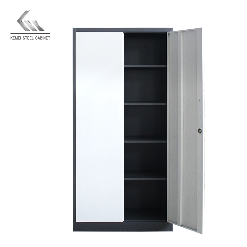 Modern Home Office Steel Furniture Gray Metal Storage Cabinet 