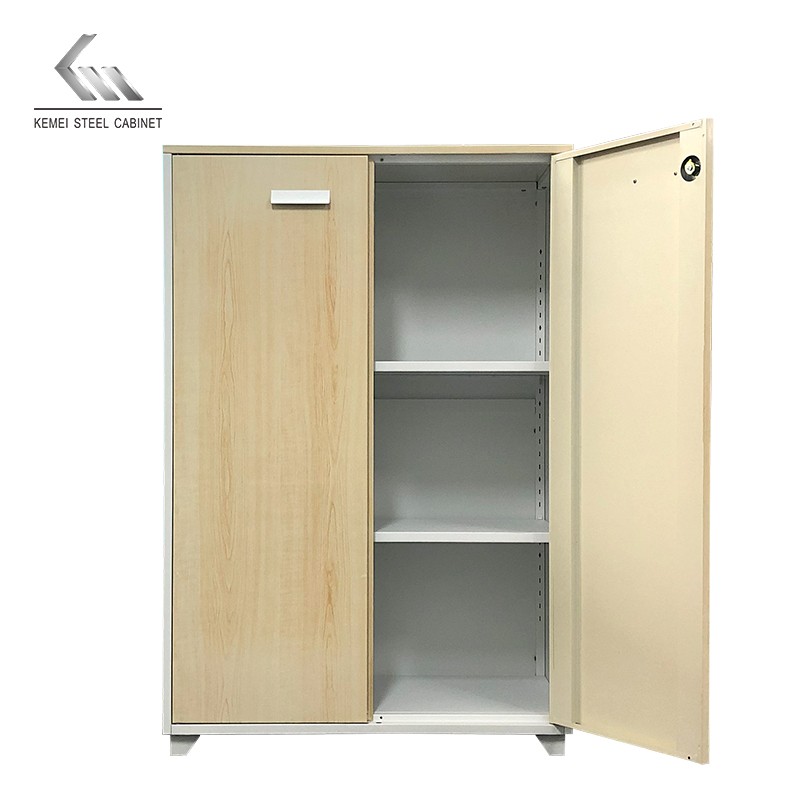 Popular Steel Filing Cabinet Office Swing Door Metal Storage Cupboard