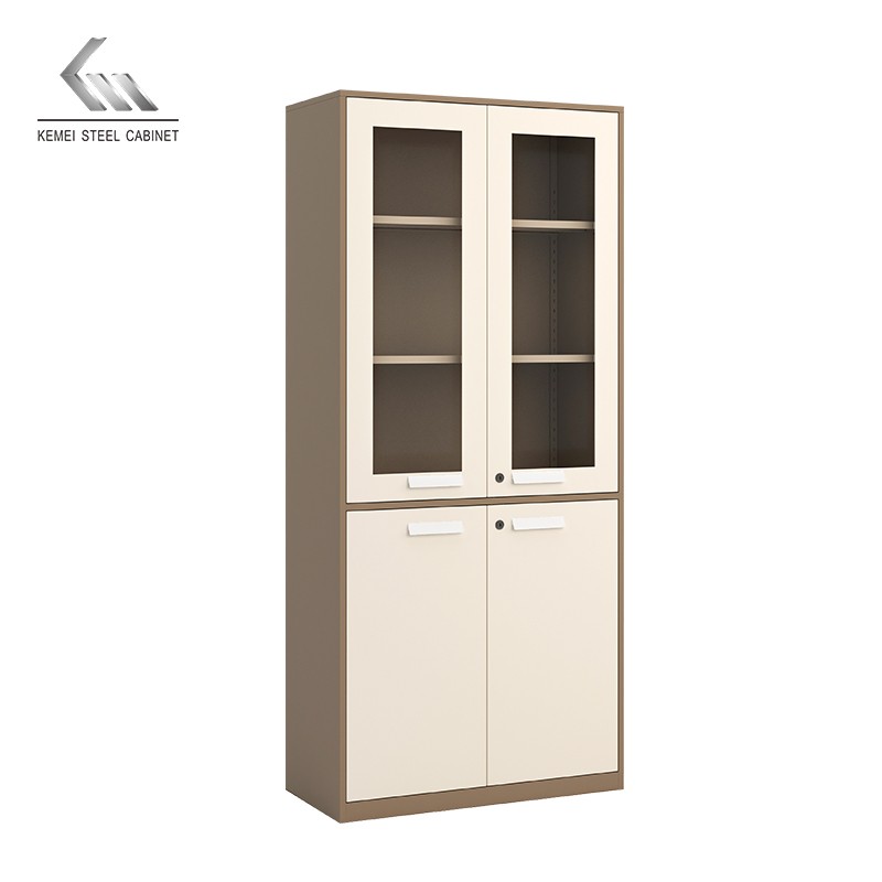 2 Swing Door Storage Steel Filing Cabinet Wardrobe Metal Cabinet