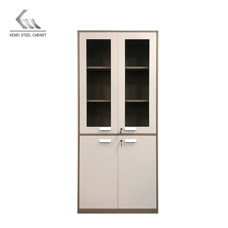2 Swing Door Storage Steel Filing Cabinet Wardrobe Metal Cabinet