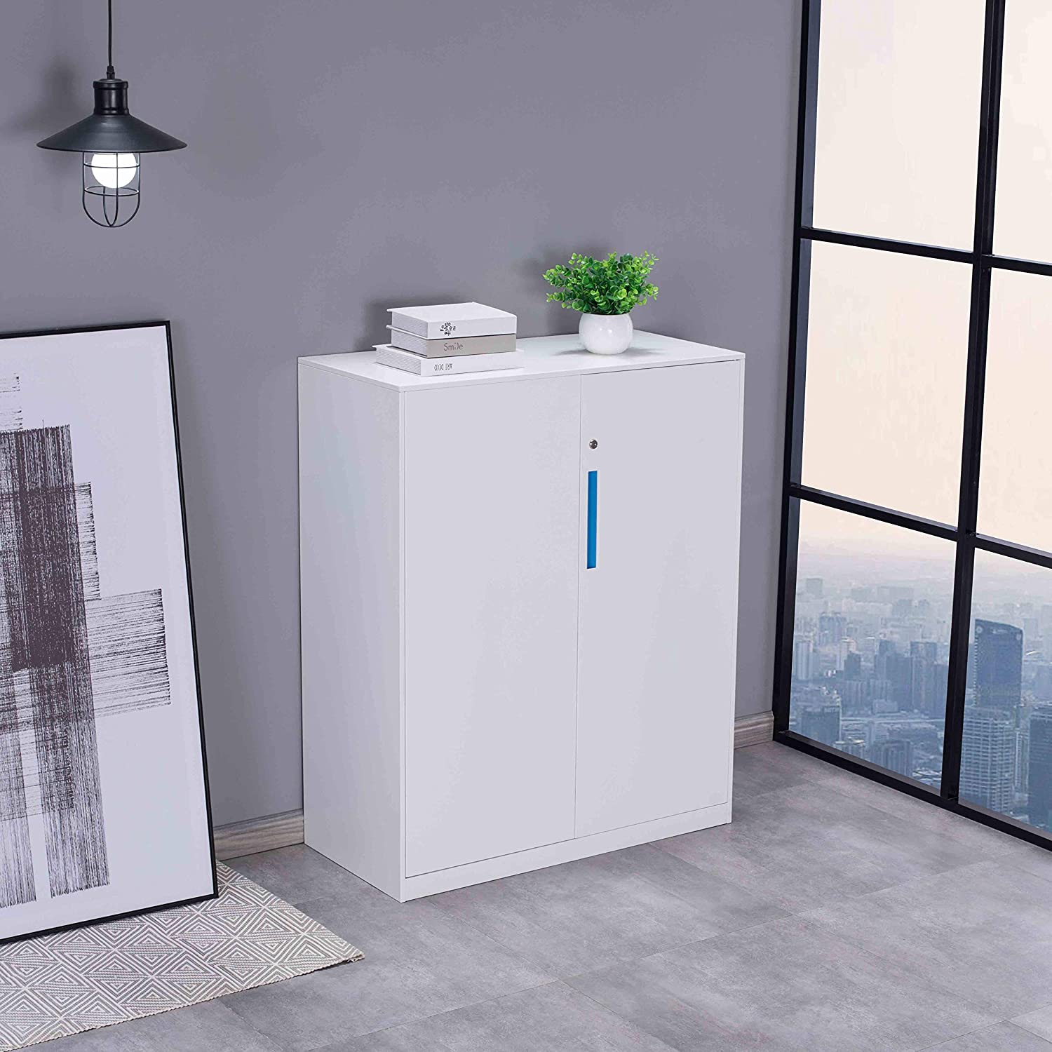 Kemei Half Height Swing Door Cupboard