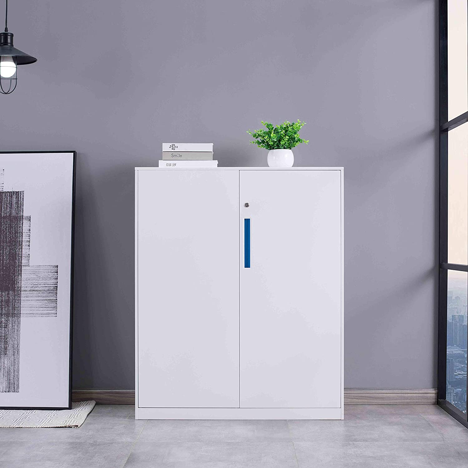 Kemei Half Height Swing Door Cupboard