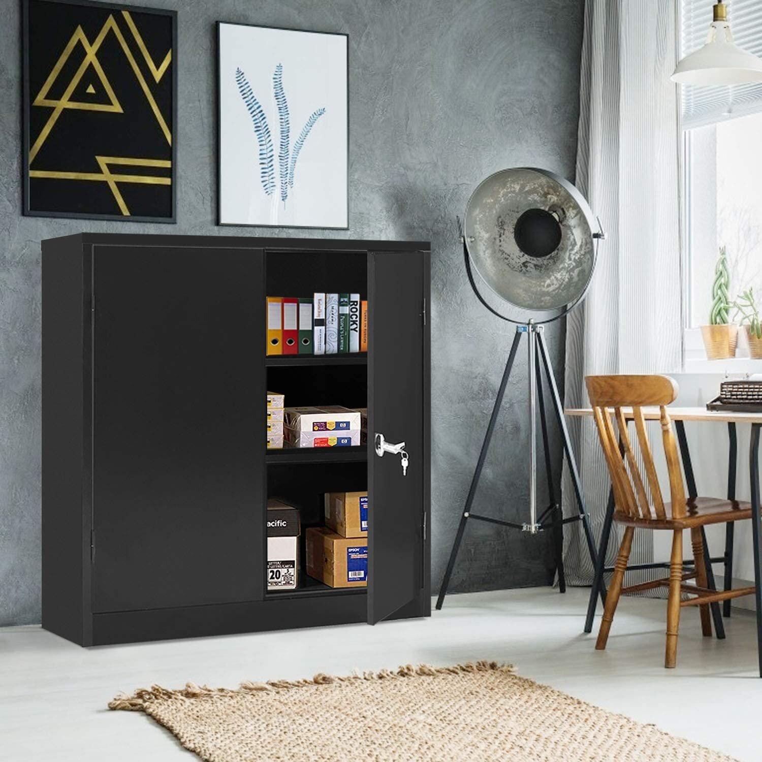 Kemei Half Height Swing Door Cupboard