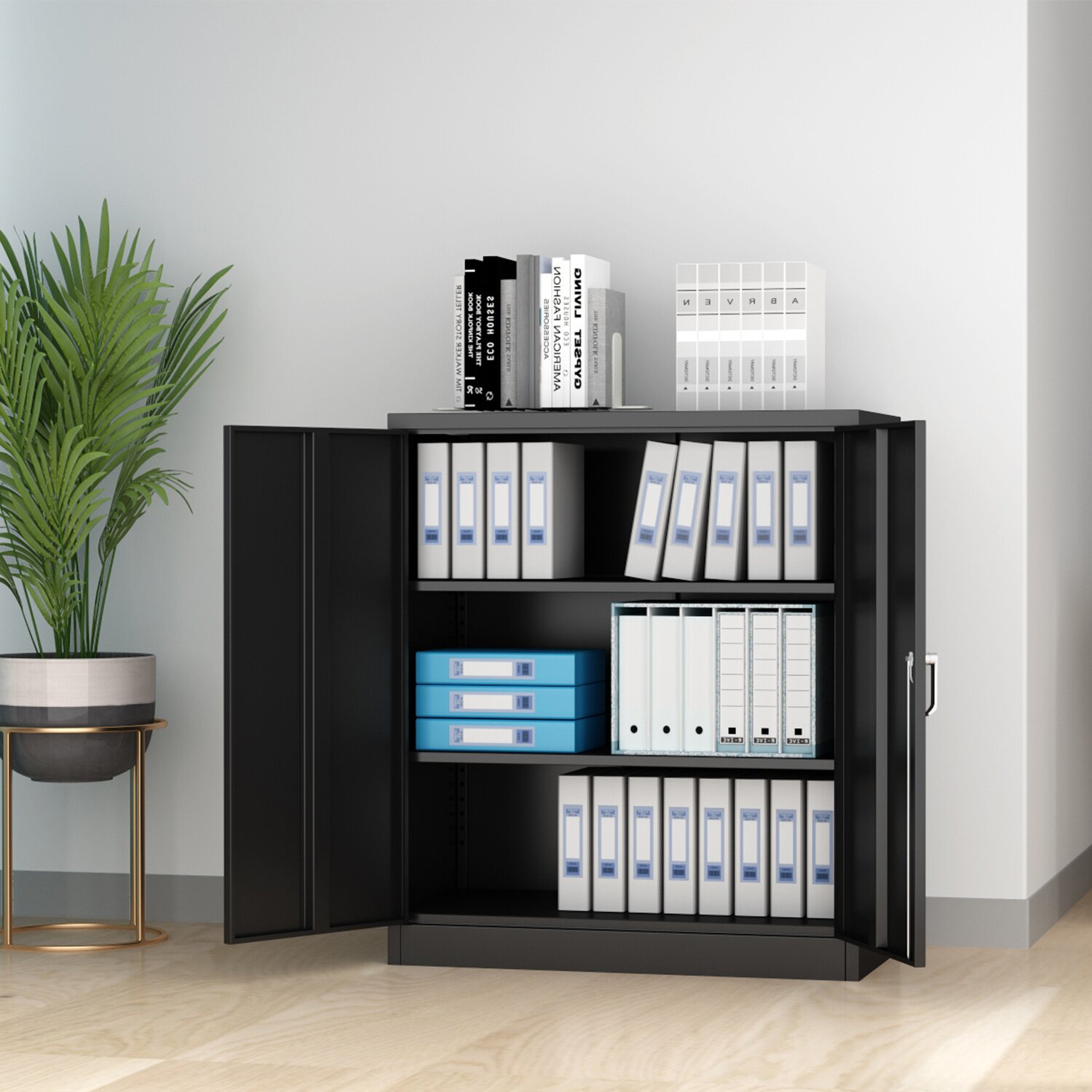 Kemei Half Height Swing Door Cupboard