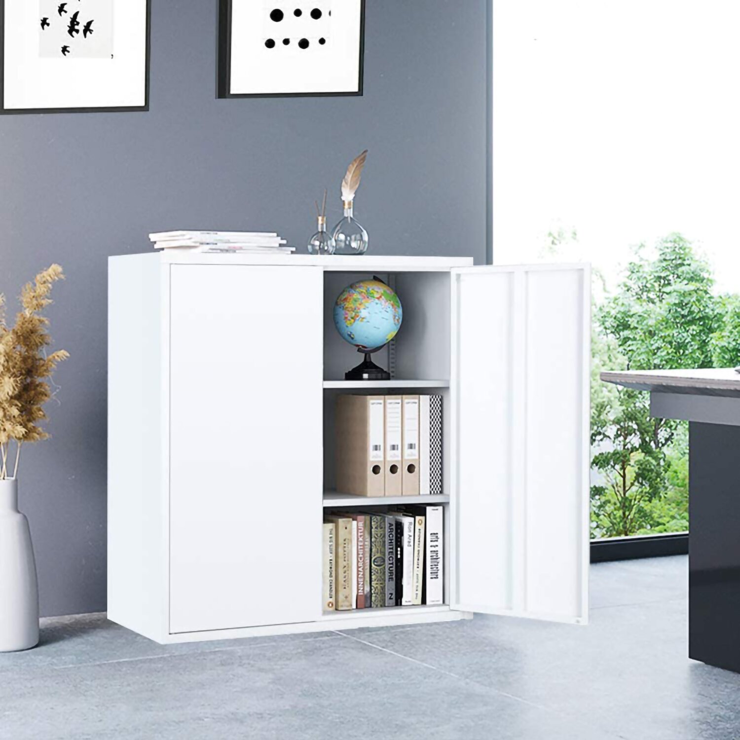 Kemei Half Height Swing Door Cupboard
