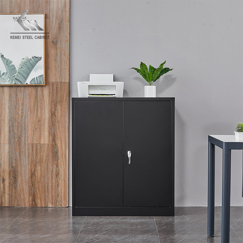 KEMEI Office Use Swing Door Metal Cabinet 900mm Height