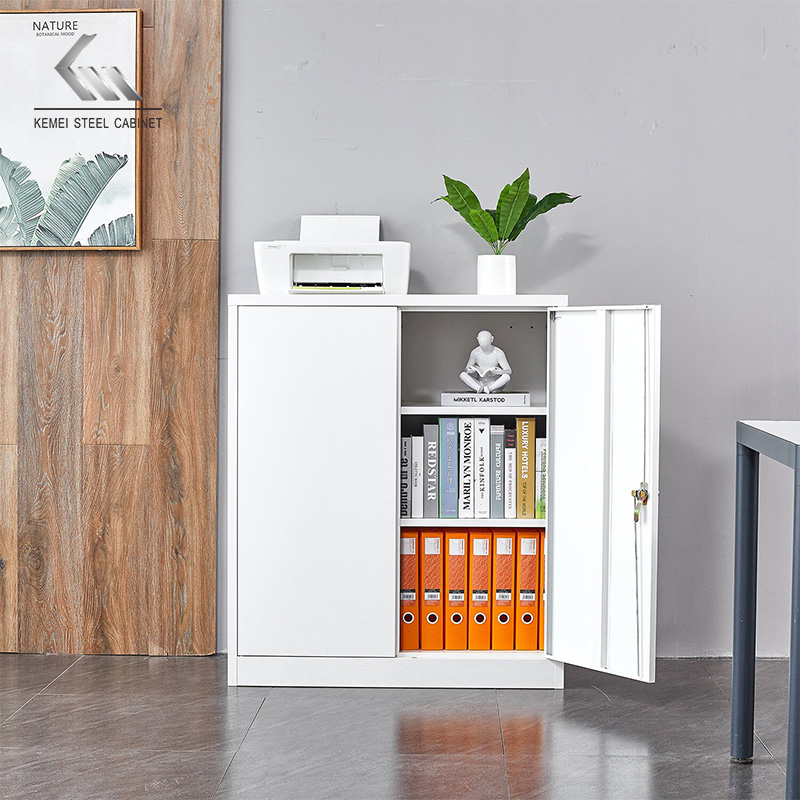 KEMEI Office Use Swing Door Metal Cabinet 900mm Height