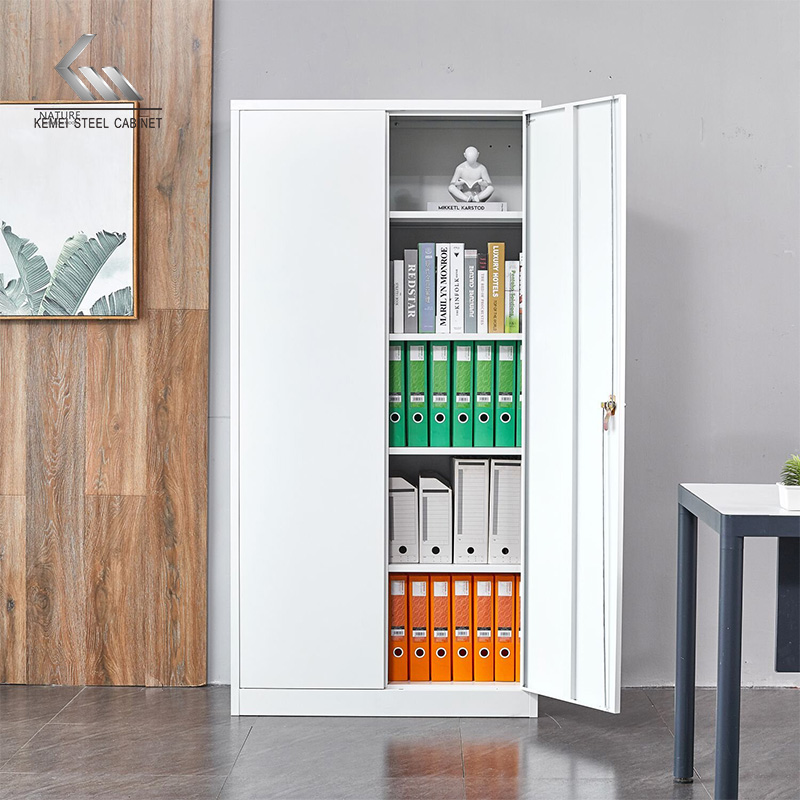 KEMEI Tall Swing Door Metal Cupboard