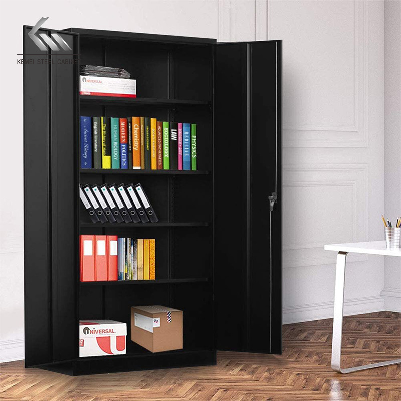 KEMEI Tall Swing Door Metal Cupboard