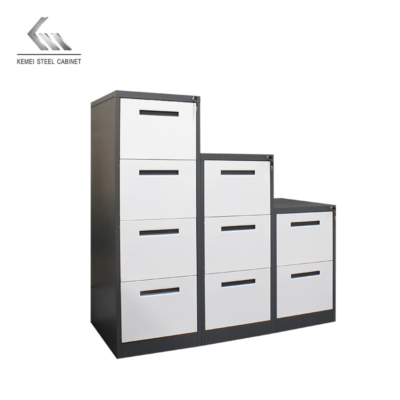 Office Knock-Down Furniture Metal Drawer Vertical Steel Filing Cabinet