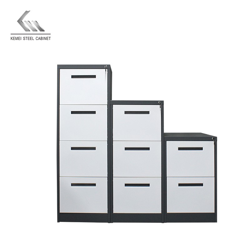 Office Knock-Down Furniture Metal Drawer Vertical Steel Filing Cabinet