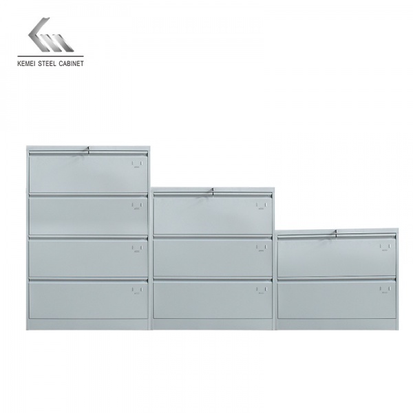 Office Steel Width 2/3/4 Drawer Metal File Storage Cabinet Filing Wardrobe with New Handle