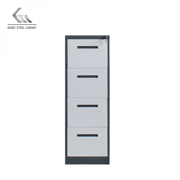 Knock-Down Steel Cabinet File Tray Documents with Locker Metal Storage Fireproof