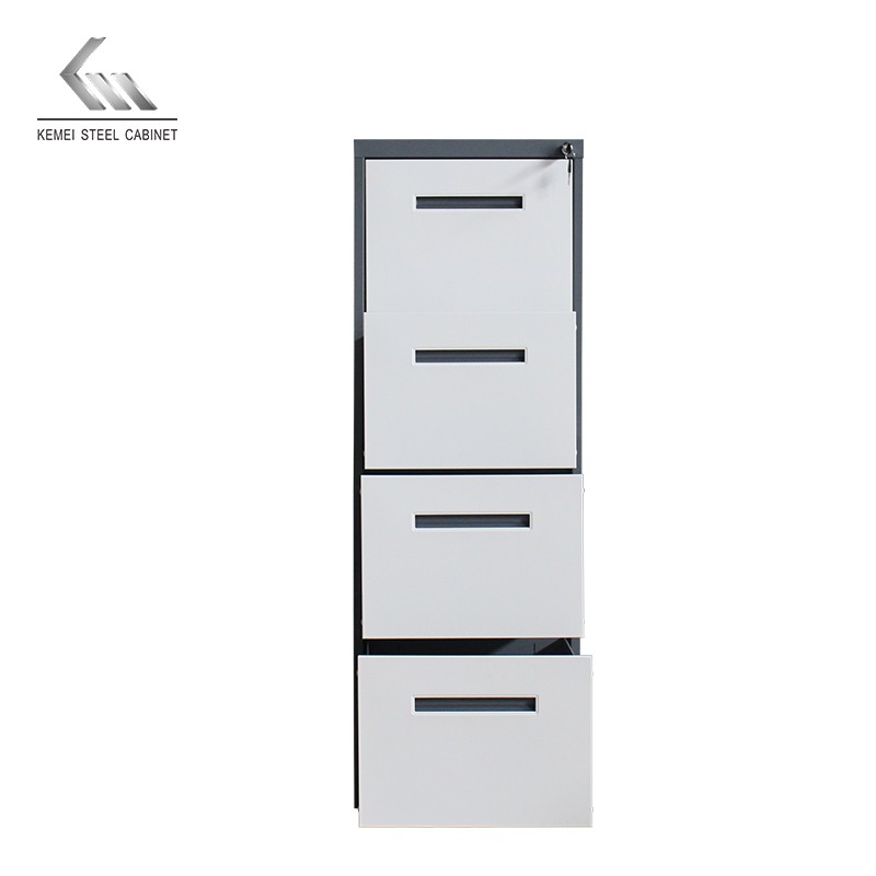 Knock-Down Steel Cabinet File Tray Documents with Locker Metal Storage Fireproof