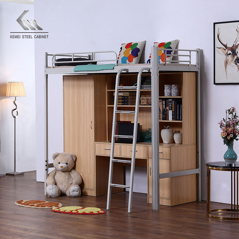 Apartment Home Furniture Metal Loft Bed