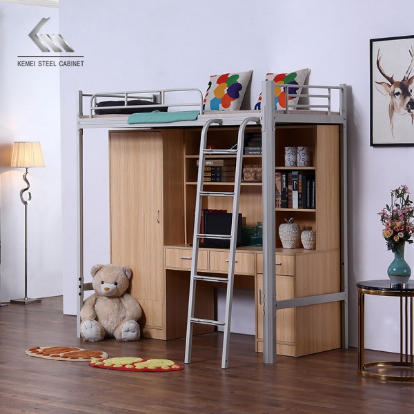 Apartment Home Furniture Metal Loft Bed