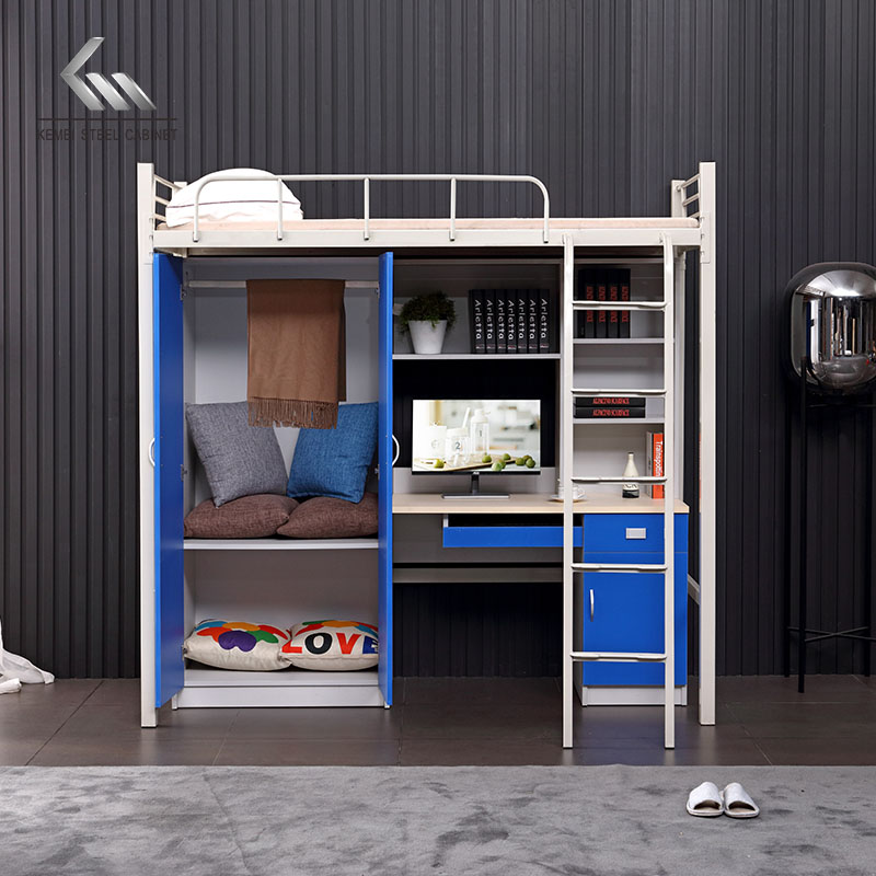Apartment Home Furniture Metal Loft Bed