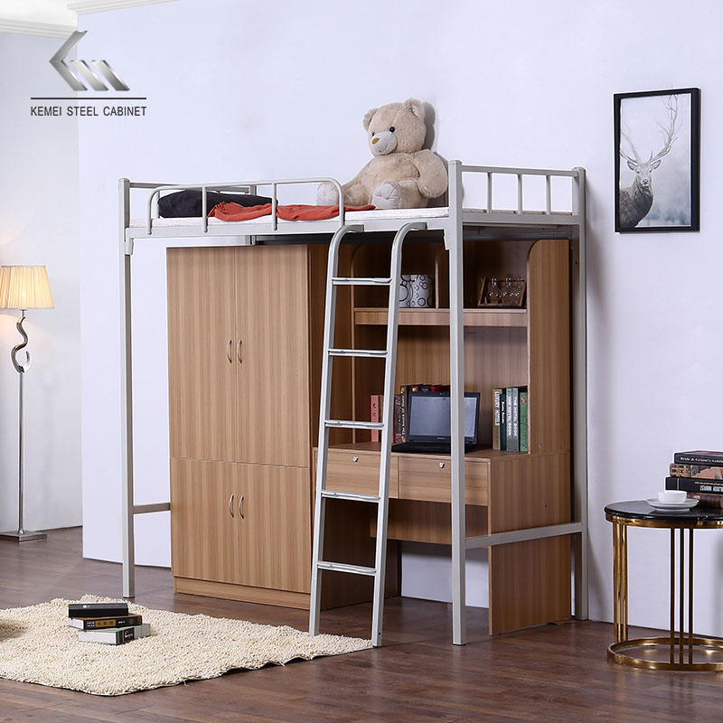 Bedroom Furniture Metal Loft Bed Frame