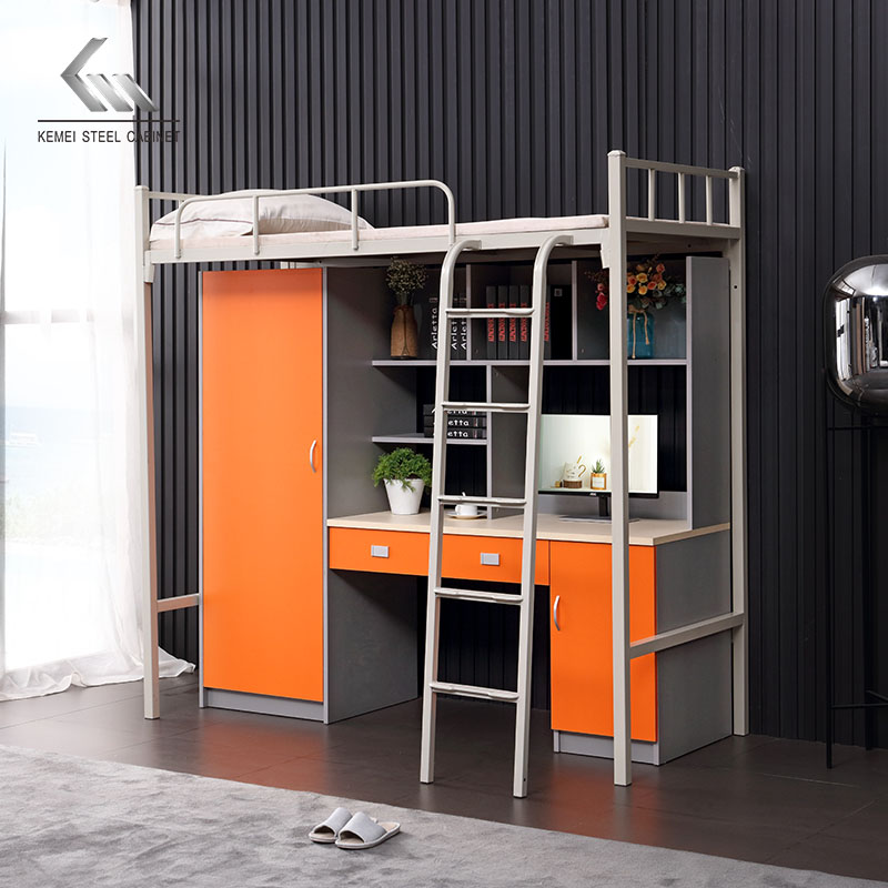 Bedroom Furniture Metal Loft Bed Frame