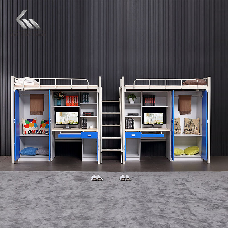 Dormitory Student Conjoined Metal Bunk Bed