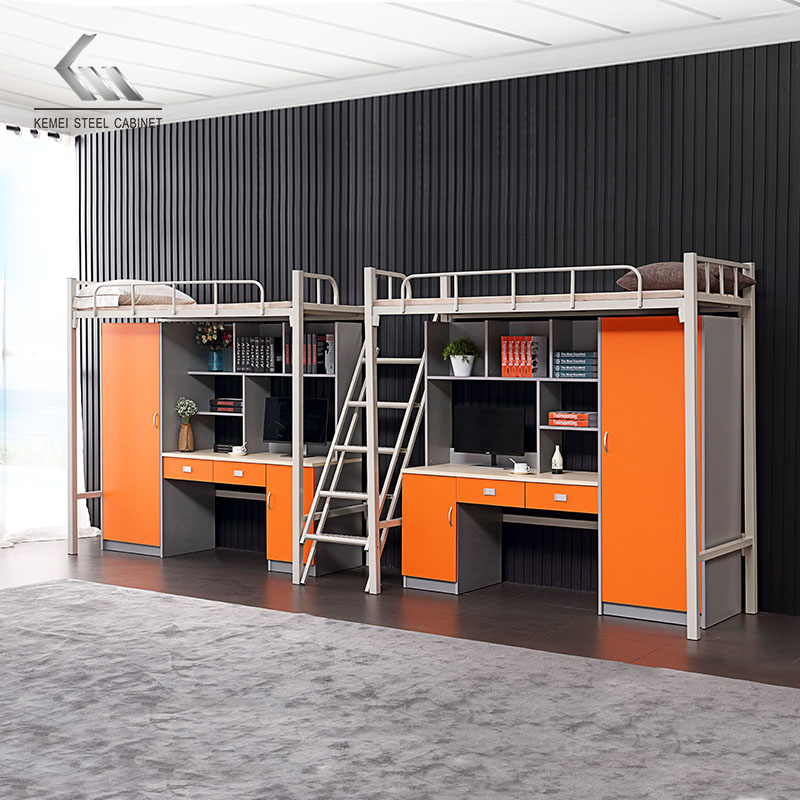Dormitory Student Conjoined Metal Bunk Bed