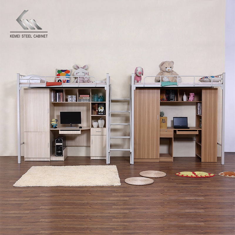 Dormitory Student Conjoined Metal Bunk Bed