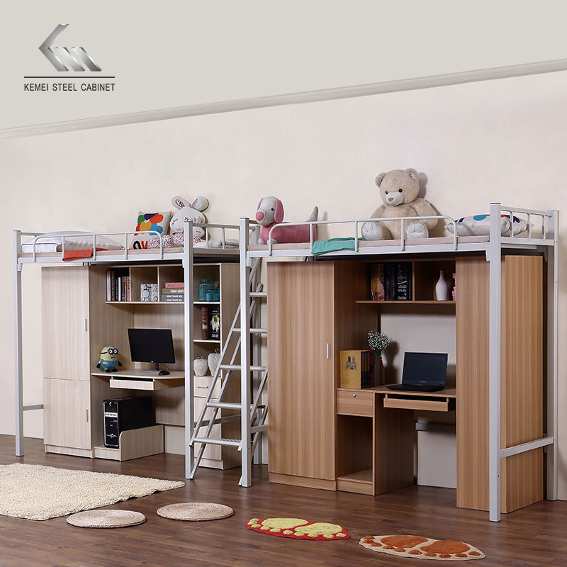 Dormitory Student Conjoined Metal Bunk Bed