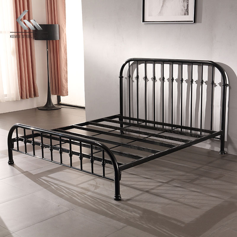 Simple Single Metal Bed Frame For Hostel Home