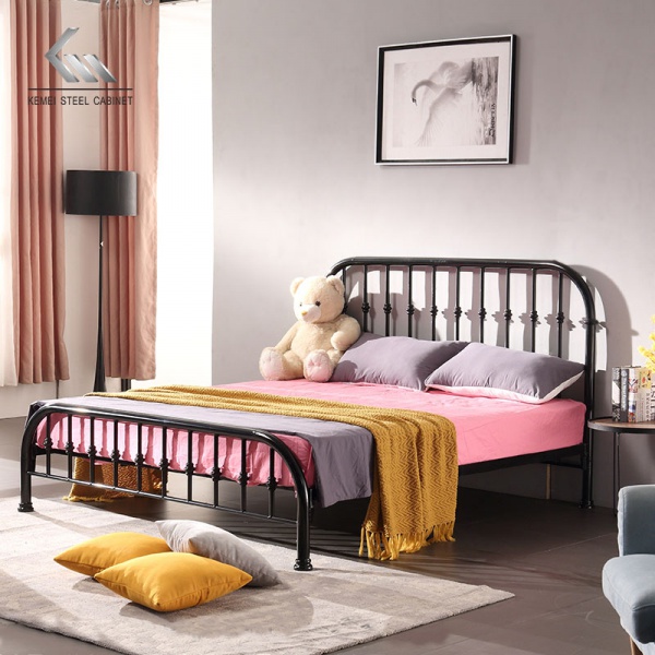 Simple Single Metal Bed Frame For Hostel Home