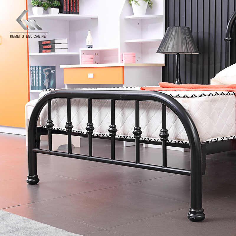 Simple Single Metal Bed Frame For Hostel Home