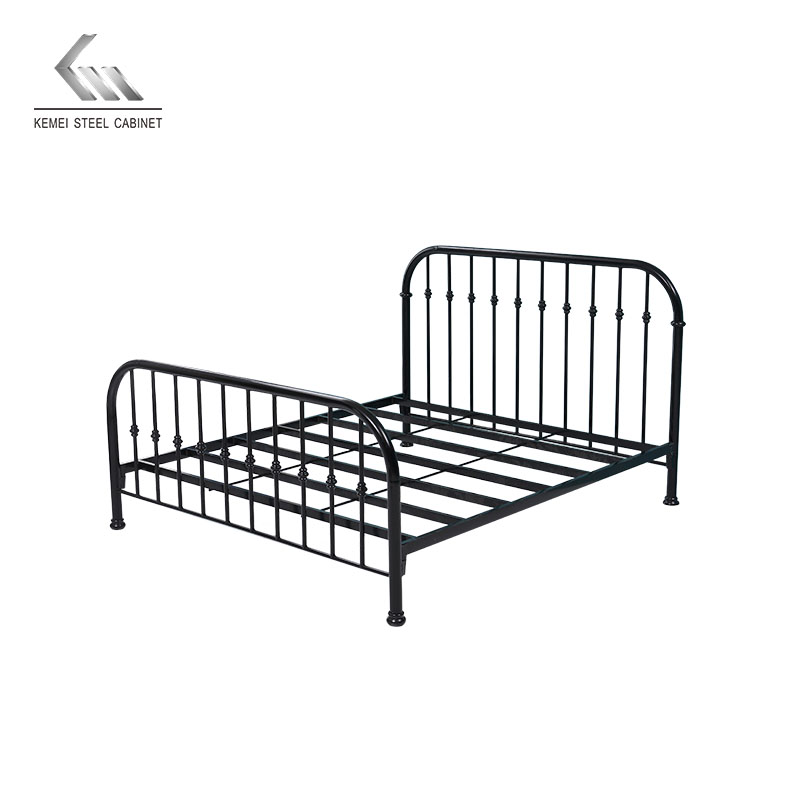 Single Queen Size Metal Steel Bed Frame