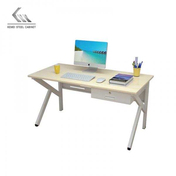 K Shape Desk With Drawer