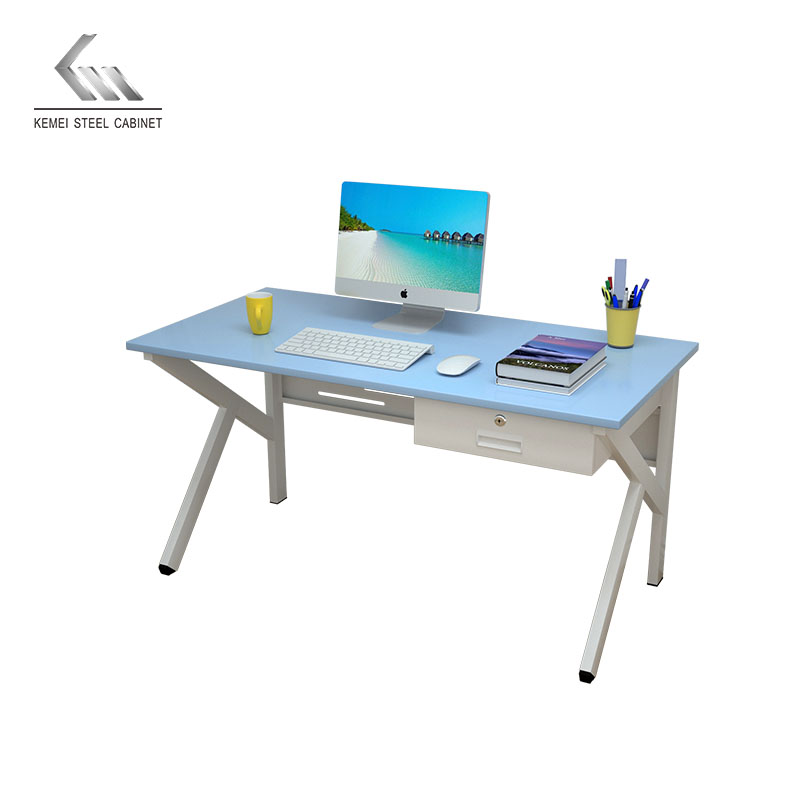K Shape Desk With Drawer