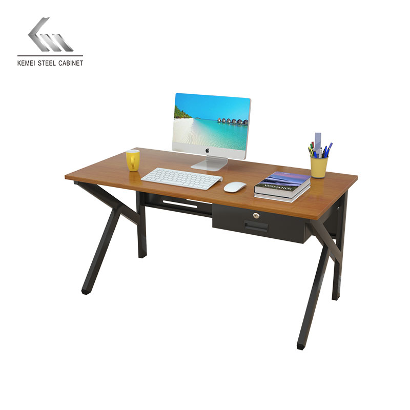 K Shape Desk With Drawer