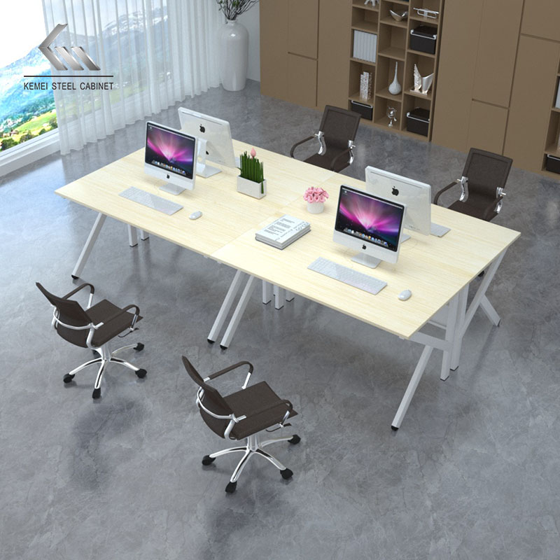K Shape Desk With Drawer