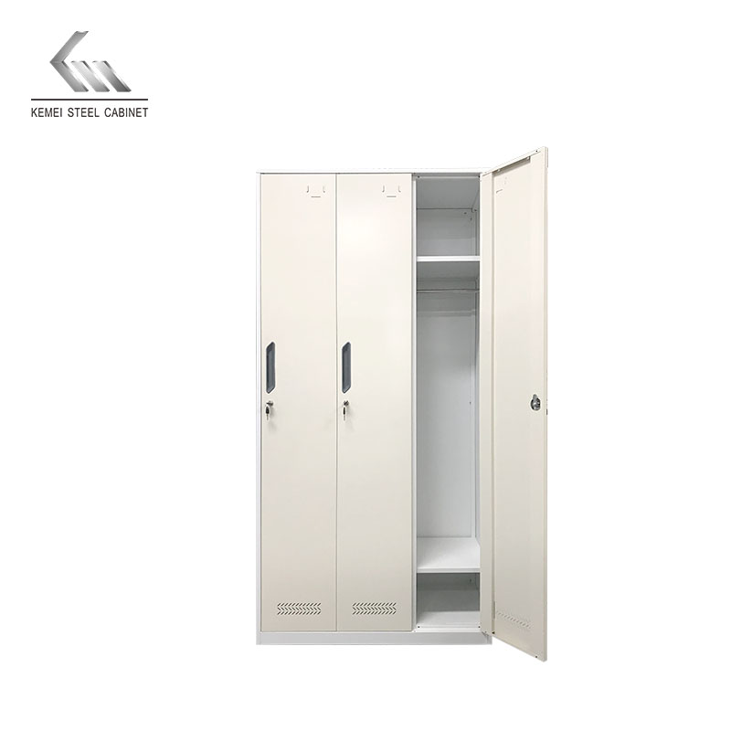 Three Doors Clothes Cabinet