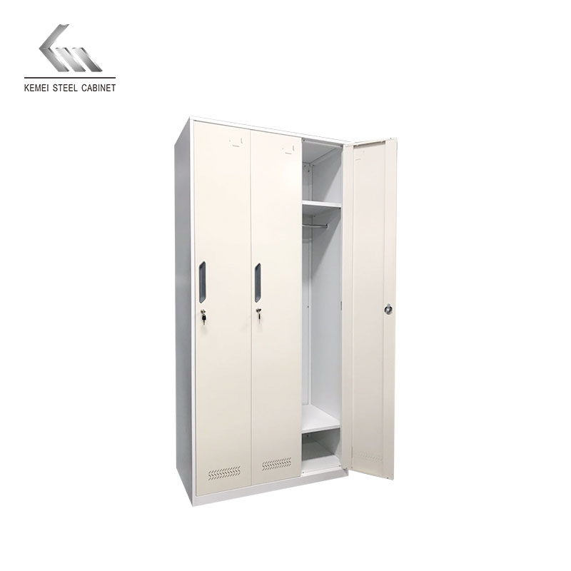Three Doors Clothes Cabinet