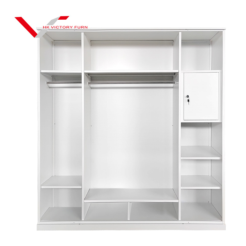 4 Door Sliding Door Steel Wardrobe