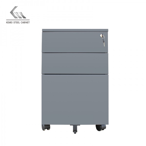 Under Desk Movable Cabinet with Wheel Metal File Mobile Cabinet