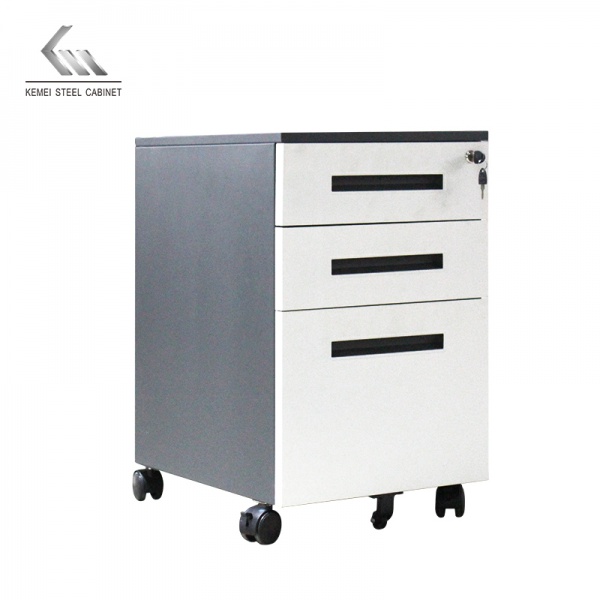 School Flexible Steel 3 Drawer Mobile Pedestal