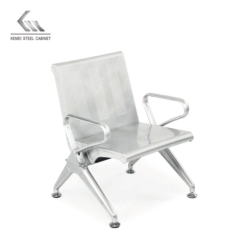 Metal 4 Seater Reception Hospital Bank Airport Waiting Chair