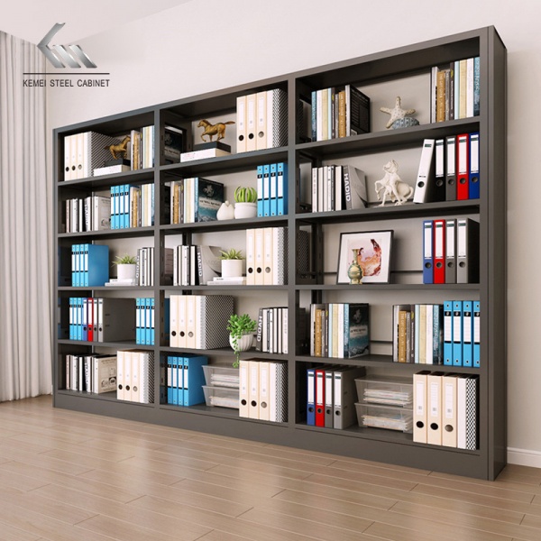 Inexpensive Large library bookshelf Metal Bookcase