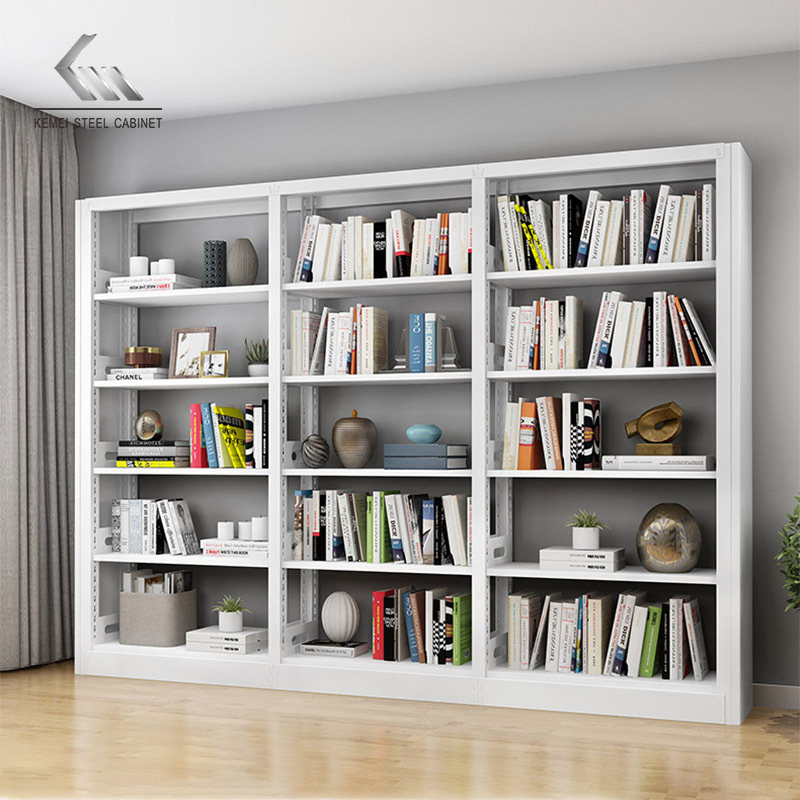 Factory customized Metal Bookcase Steel Bookshelf