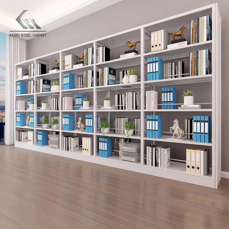 Factory customized Metal Bookcase Steel Bookshelf