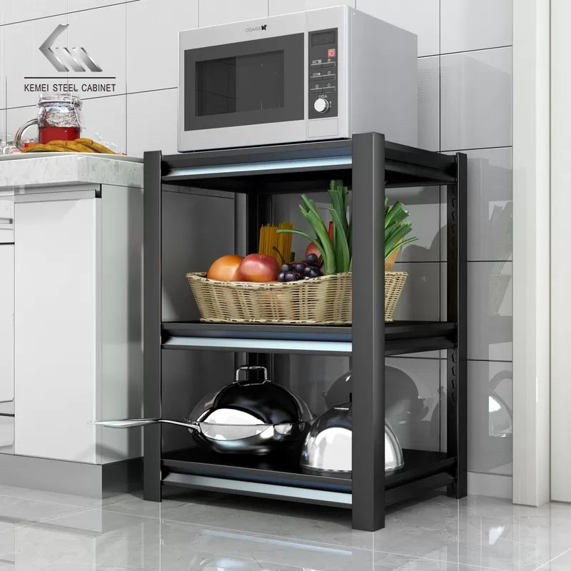 Modern Metal Storage Rack Steel Kitchen Shelf